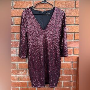 Express Bodycon Sequin Dress size 6